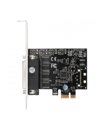 IO Exsys PCIe 4x Seriell DB9 (EX-46024) LP+++ include Low-Profile Slotblech nr 1