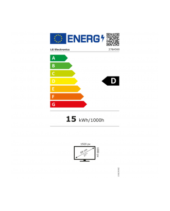 lg electronics LG LCD 27BA560-B 27'' Kolor: CZARNY