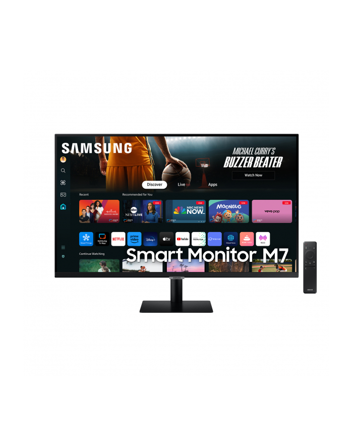 Samsung LCD S32DM700UU 32'' Kolor: CZARNY UHD Smart Monitor Smart Monitor M70D główny