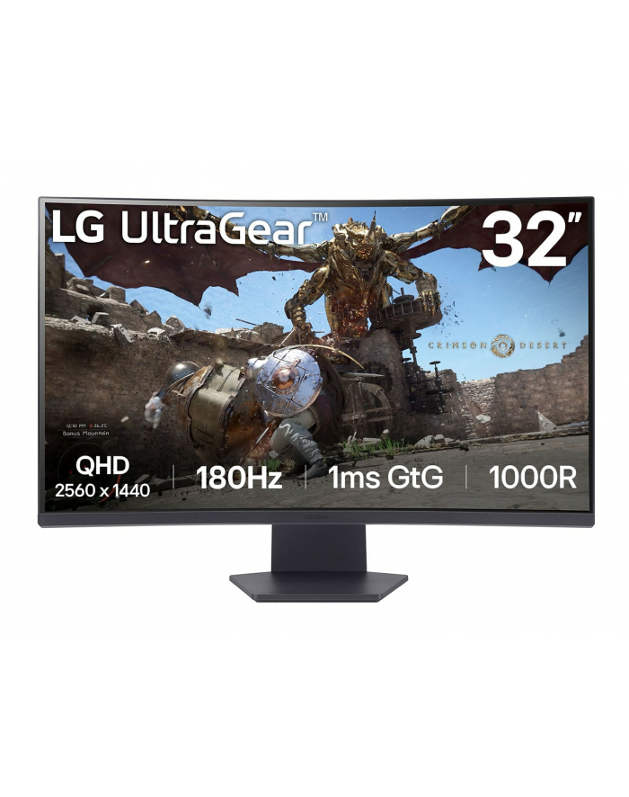 lg electronics LG LCD 32GS60QX-B 32'' Kolor: CZARNY UltraGear Gaming Monitor główny