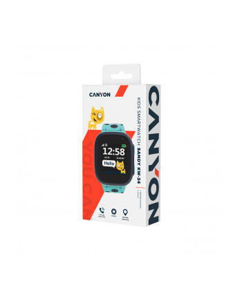 CANYON Smartwatch Sandy KW-34, 40mm, Niebieski