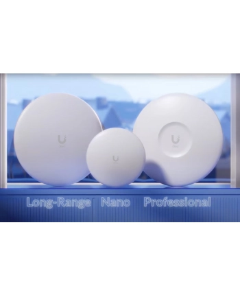 Ubiquiti Wave-Pro-(wersja europejska) 60 GHz radio that supports long-distance PtP (bridge) and PtMP links, 2x 2.5 GbE and 10G SFP+ ports