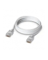 Ubiquiti UACC-Cable-Patch-EL-1M-W Nano-thin patch cable with 2.5 GbE support designed to show Etherlighting effects - nr 42