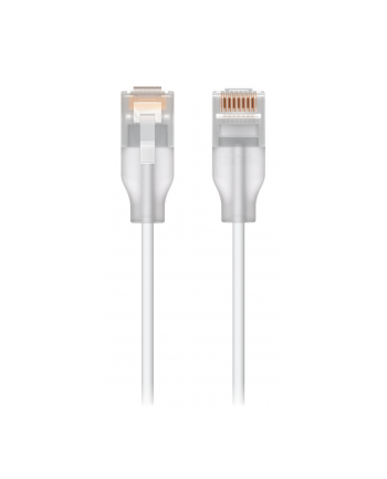 Ubiquiti UACC-Cable-Patch-EL-5M-W Nano-thin patch cable with 2.5 GbE support designed to show Etherlighting effects