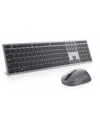 no name Dell Premier Multi-Device Keyboard and Mouse  KM7321W  Keyboard and Mouse Set Wireless Batteries included RU Wireless connection Titan grey