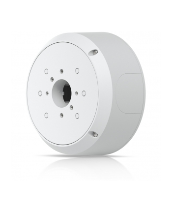 UBIQUITI Tamper-resistant junction box for UniFi Bullet, Dome, and Turret cameras that enhances mounting durability, aesthetics, and ease of maintenance.