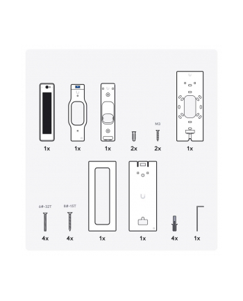 Ubiquiti Second-generation NFC card reader and intercom.