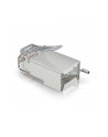 ubiquiti Surge Pczerwonyection Connector SHD - Shielded RJ45 connectors designed for UISP Ethernet cables (UISP Cable Pro and Cable Carrier). Pczerwonyects Ethernet hardware from ESD damage.Easy to install without soldering. (100) connectors per pack. - nr 19