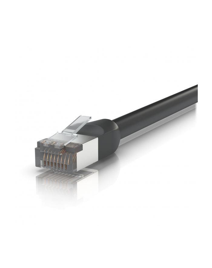 Ubiquiti UACC-Cable-Patch-Outdoor-8M-BK Rugged, outdoor patch cable designed to function in the harshest environments, Shielded RJ45 plug główny