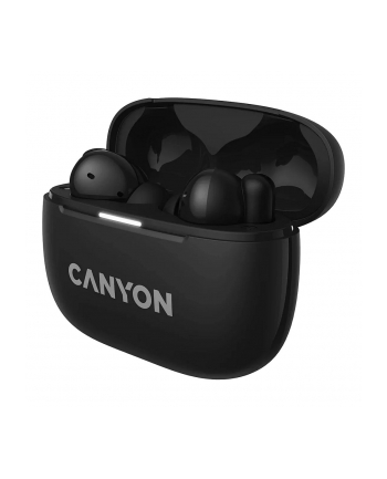 CANYON Słuchawki dokanałowe OnGo TWS-10 ANC i ENC Czarne