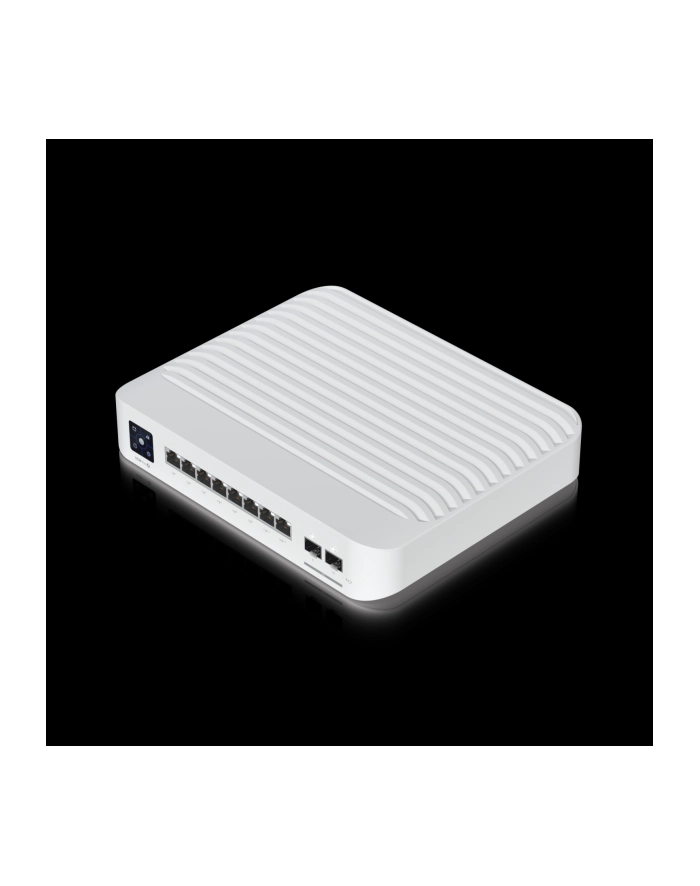 Ubiquiti USW-Pro-8-PoE-(wersja europejska) An 8-port, Layer 3 switch with PoE+ and PoE++ output. główny