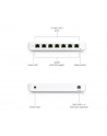 Ubiquiti USW-Ultra-210W-(wersja europejska) compact, Layer 2, 8-port GbE PoE switch with versatile mounting options, 7x GbE PoE+ output ports, GbE port with optional PoE++ input, 202W PoE availability with the included AC power adapter - nr 7