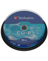 CD-R Verbatim 700MB/80MIN 52xSpeed DATA LIFE (Cake 10szt) - nr 10
