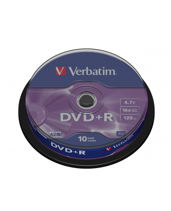 DVD+R Verbatim 4.7GB 16xSpeed (Cake 10szt)