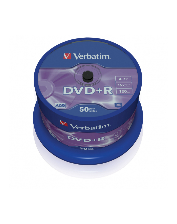 DVD+R VERBATIM 43550 4.7GB 16x CAKE 50 SZT główny