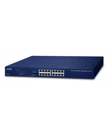 PLANET / Niezarządzalny / (GSW-1601) - 16 x 1000Base-T - 32Gbps  8K  2.2Mbit   19