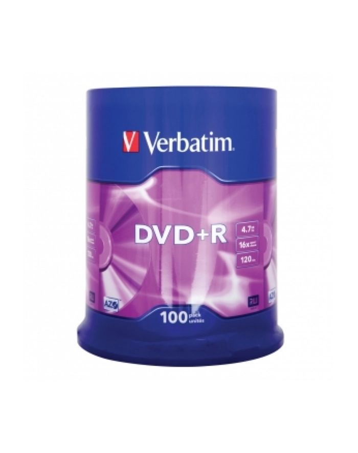 DVD+R Verbatim 4.7GB 16xSpeed (Cake 100szt) główny