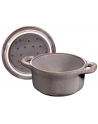 zwilling Staub Mini Cocotte Okrągły, 4 szt - 200 ml, Antyczny szary - nr 6