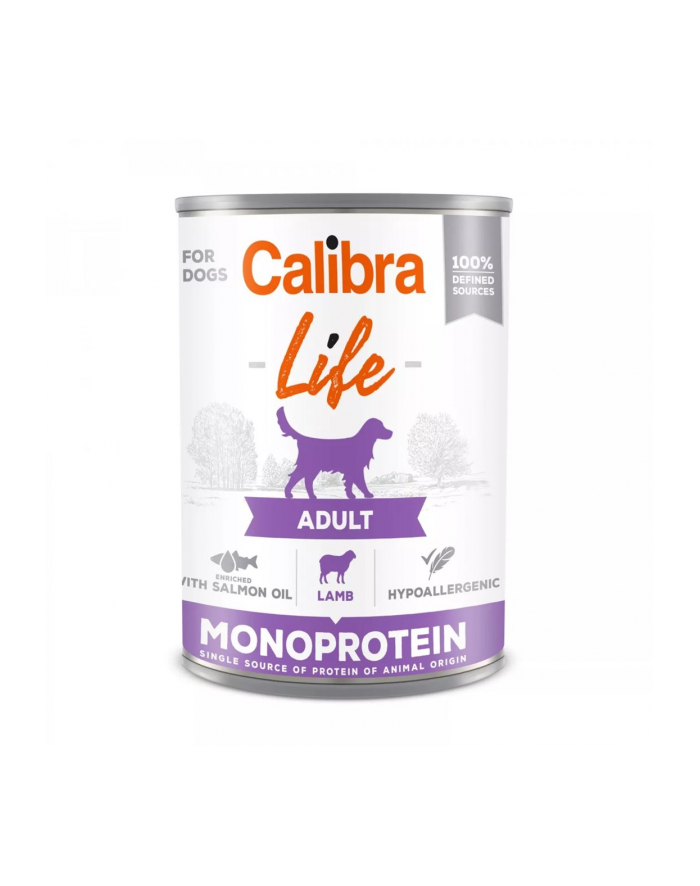 CALIBRA DOG LIFE ADULT LAMB- mokra karma dla psa - 400G główny