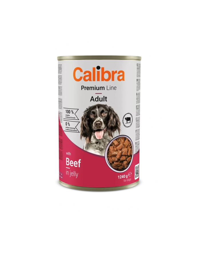 CALIBRA DOG PREMIUM BEEF- mokra karma dla psa - 1240G główny