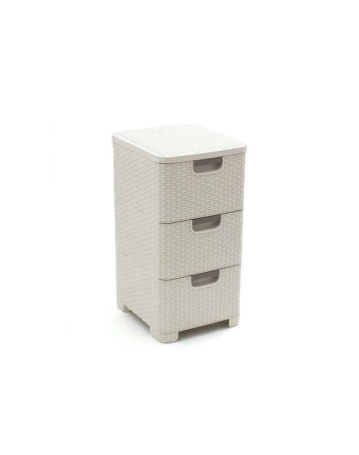 CURVER REGAŁ Z 3 SZUFLADAMI 3x14L  /KREMOWY główny
