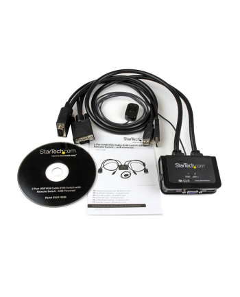 no name 2PORT CABLE KVM WITH VGA USB/AND REMOTE SWITCH BUTTON