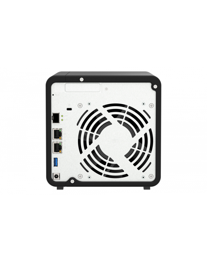 Qnap TS-432X-4G, Tower, 4 x 25'';/35''; SATA, AnnapurnaLabs Alpine AL524 4C, 4GB (Max 16GB) DDR4 SODIMM, 2 x 25GbE, 1 x 10GbE SFP+, 2 x USB 32 Gen, adapter 90W główny