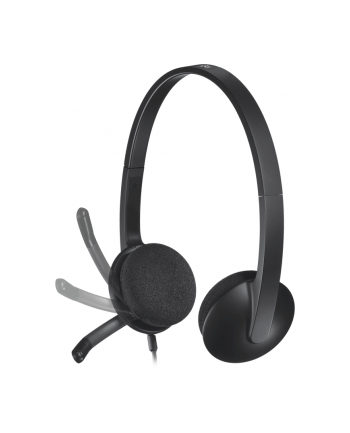 Słuchawki Logitech Headset H340  BLACK USB z mikrofonem