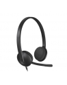 Słuchawki Logitech Headset H340  BLACK USB z mikrofonem - nr 13