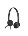 Słuchawki Logitech Headset H340  BLACK USB z mikrofonem - nr 14