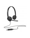 Słuchawki Logitech Headset H340  BLACK USB z mikrofonem - nr 18