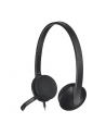 Słuchawki Logitech Headset H340  BLACK USB z mikrofonem - nr 22