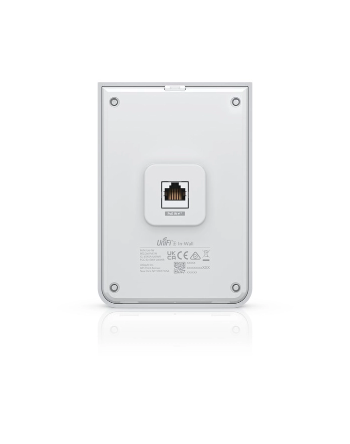 ubiquiti Acces Point Wi-Fi  6 Ubiquti UniFi U6 In-Wall 24GHz(2x2)/5GHz(4x4)/6GHz(–) PoE+/PoE 4x1G 1x2,5G główny