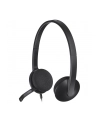 Słuchawki Logitech Headset H340  BLACK USB z mikrofonem - nr 12