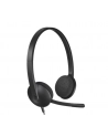 Słuchawki Logitech Headset H340  BLACK USB z mikrofonem - nr 23
