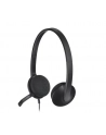 Słuchawki Logitech Headset H340  BLACK USB z mikrofonem - nr 24