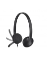 Słuchawki Logitech Headset H340  BLACK USB z mikrofonem - nr 25