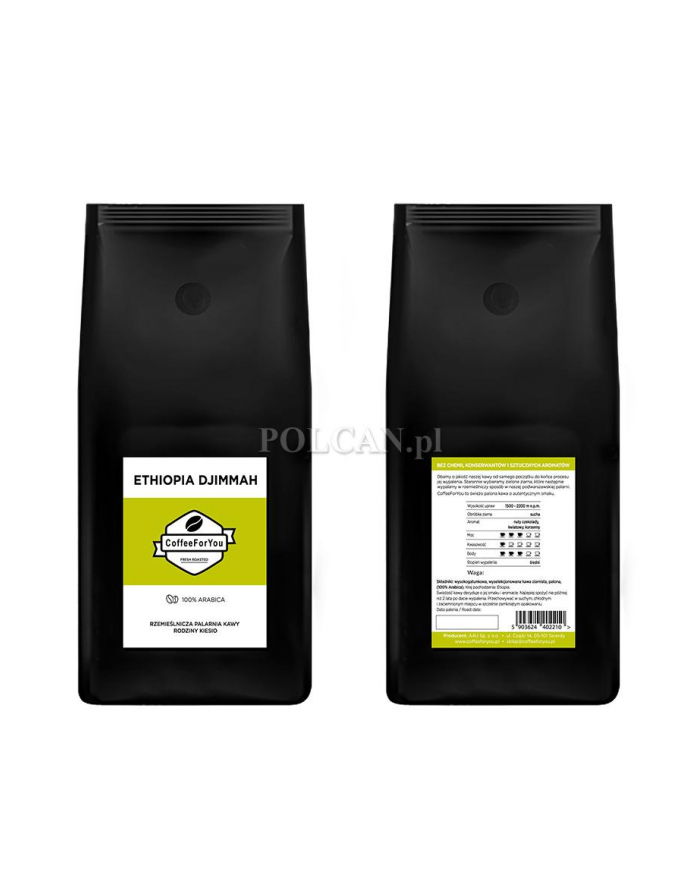 inny Kawa Ethiopia Djimmah | 1kg | Ziarnista główny