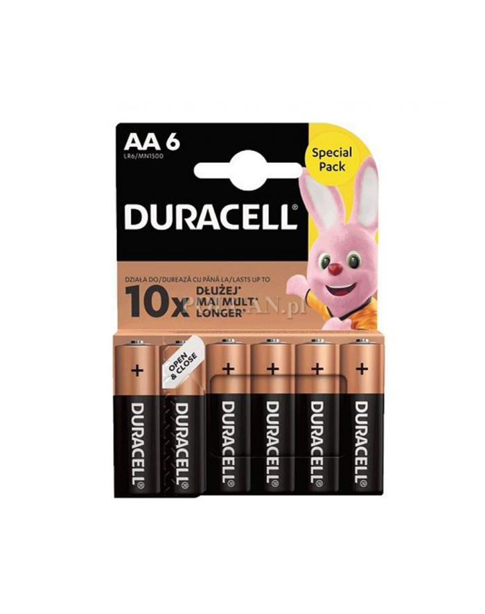 Bateria Duracell  LR6 / AA / MN1500 | Basic Duralock 6 szt główny