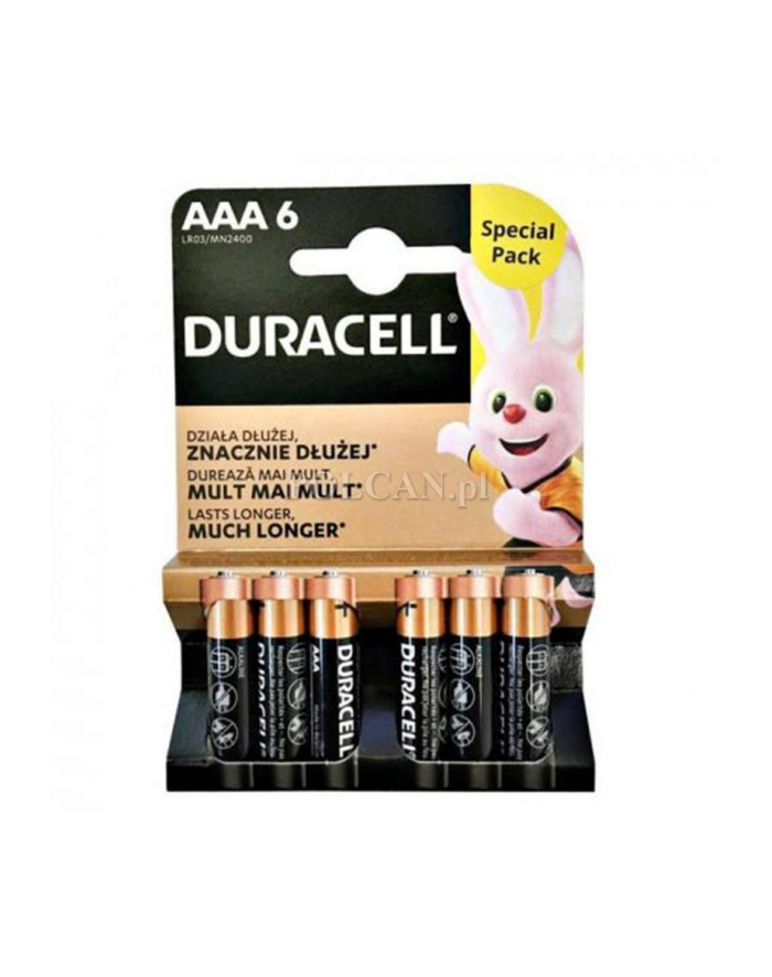 Bateria Duracell  AAA / LR03 |  Basic Duralock 6 szt główny