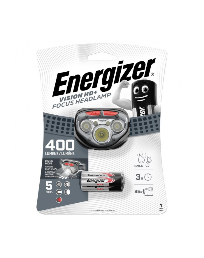 Energizer latarka czołowa Vision Headlight HD+  Focus | szara główny