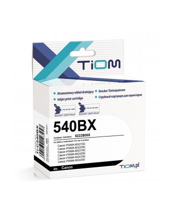 Tusz Tiom do Canon 540BX | 5222B005 | 15ml | 670 str. | Kolor: CZARNY