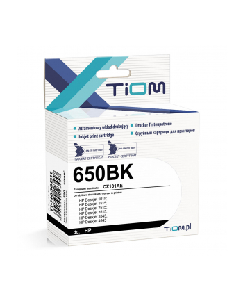 Tusz Tiom do HP 650BK | CZ101AE | 730 str. | Kolor: CZARNY