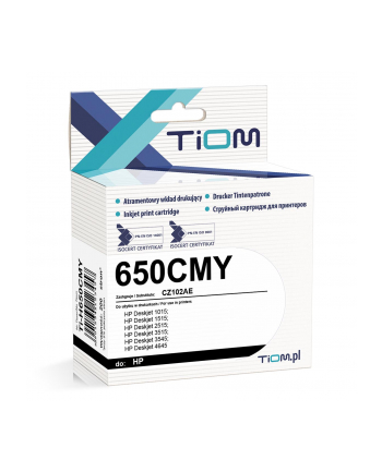 Tusz Tiom do HP 650CMY | CZ102AE | 360 str. | color