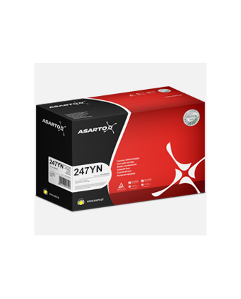 Toner Asarto do Bczerwonyher 247YN | TN247Y | 2300 str. | yellow