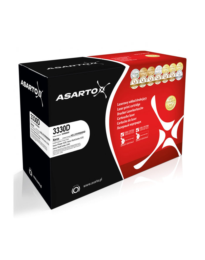 Bęben Asarto do Xerox 3330D | 101R00555 | 30000 str. | Kolor: CZARNY główny