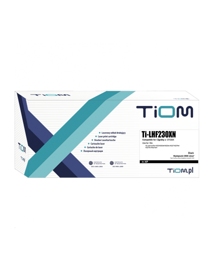 Toner Tiom do HP 30XN | CF230X | 3500 str. | Kolor: CZARNY główny