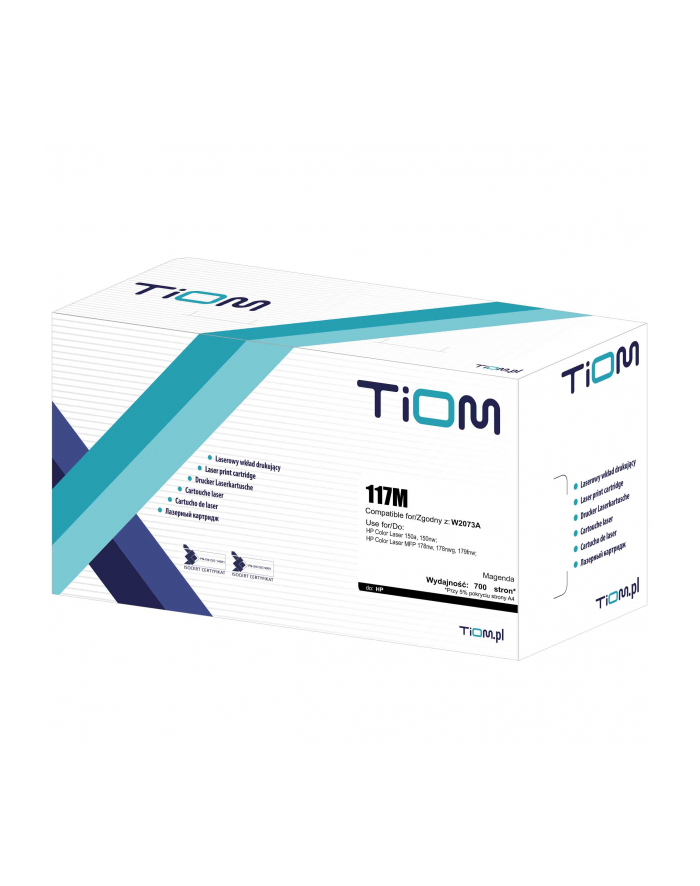 Toner Tiom do HP 117M | W2073A | 700 str. | magenta główny