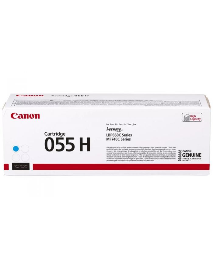 Toner Canon CRG055HC do   i-SENSYS MF742Cdw/MF744Cdw  KORPORACYJNY główny