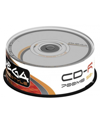 Dysk Omega CD-R | 700MB | x52 | 25 szt.| FREESTYLE